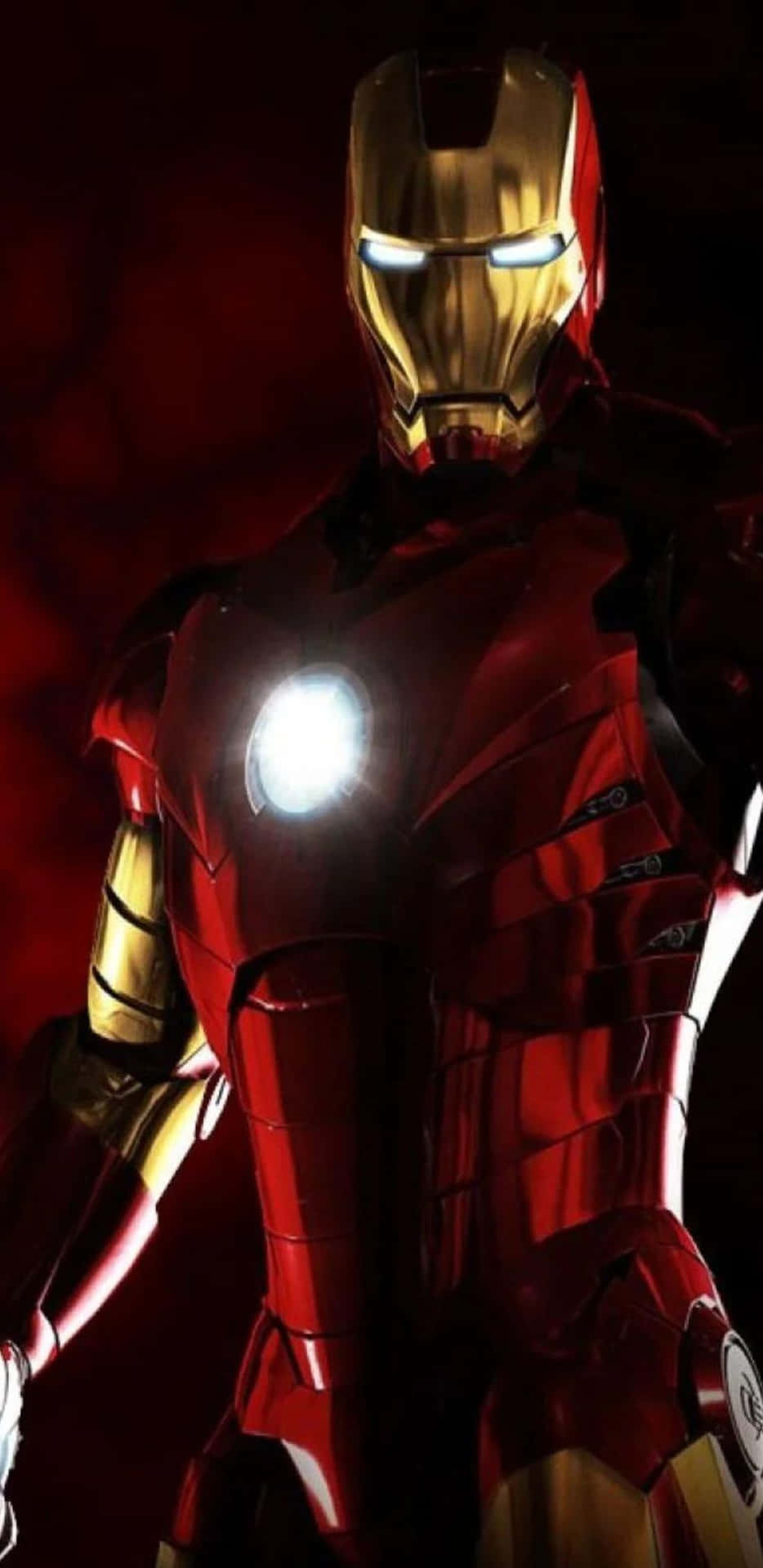 Pixel 3XL Iron Man Glossy Armor Background