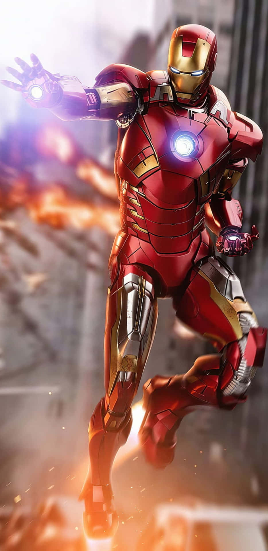 Fondode Pantalla De Pixel 3xl Con Iron Man Volando Con Botas A Reacción