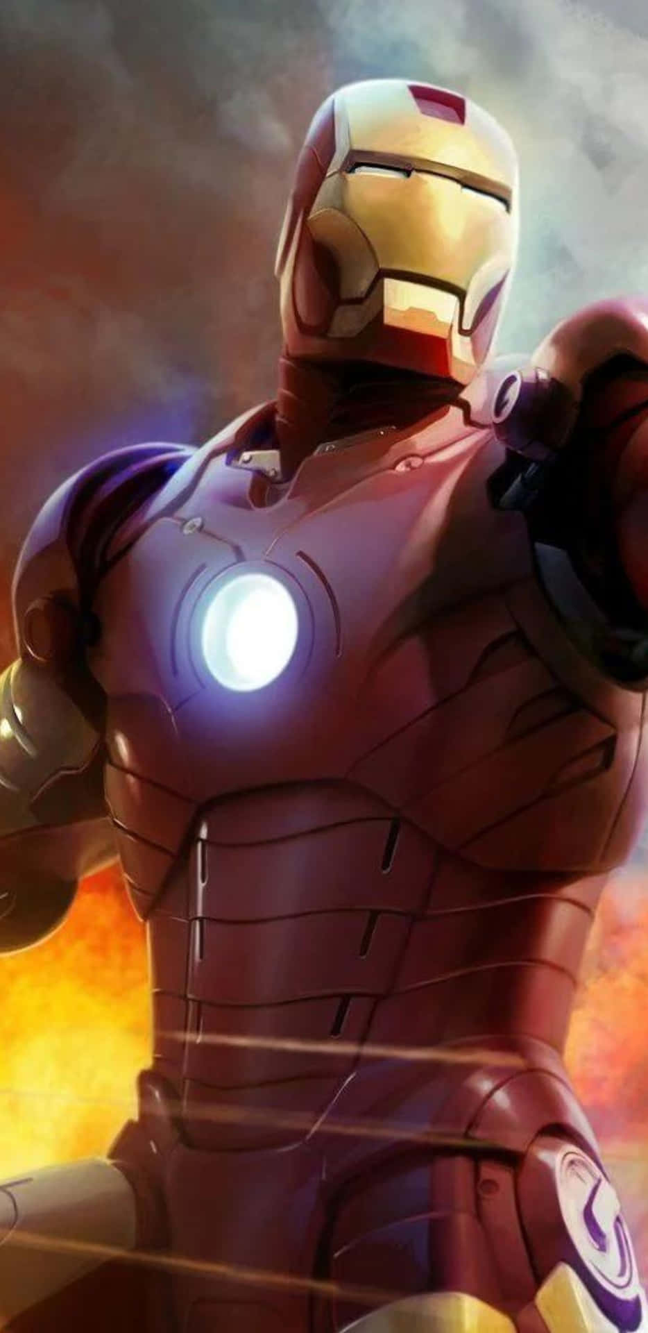Pixel 3XL Iron Man Bright Arc Reactor Background