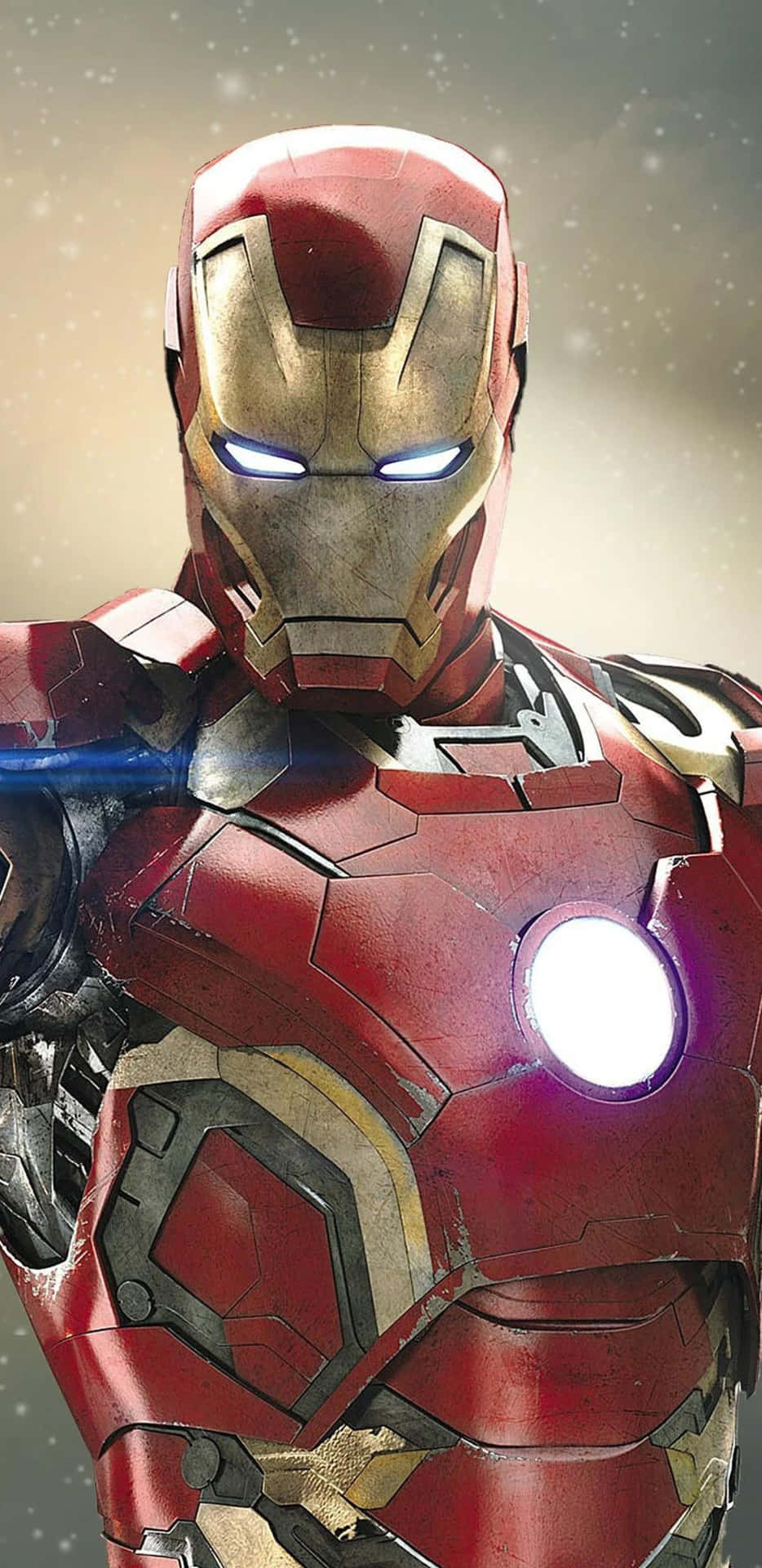 Pixel 3XL Iron Man Scratched Suit Background