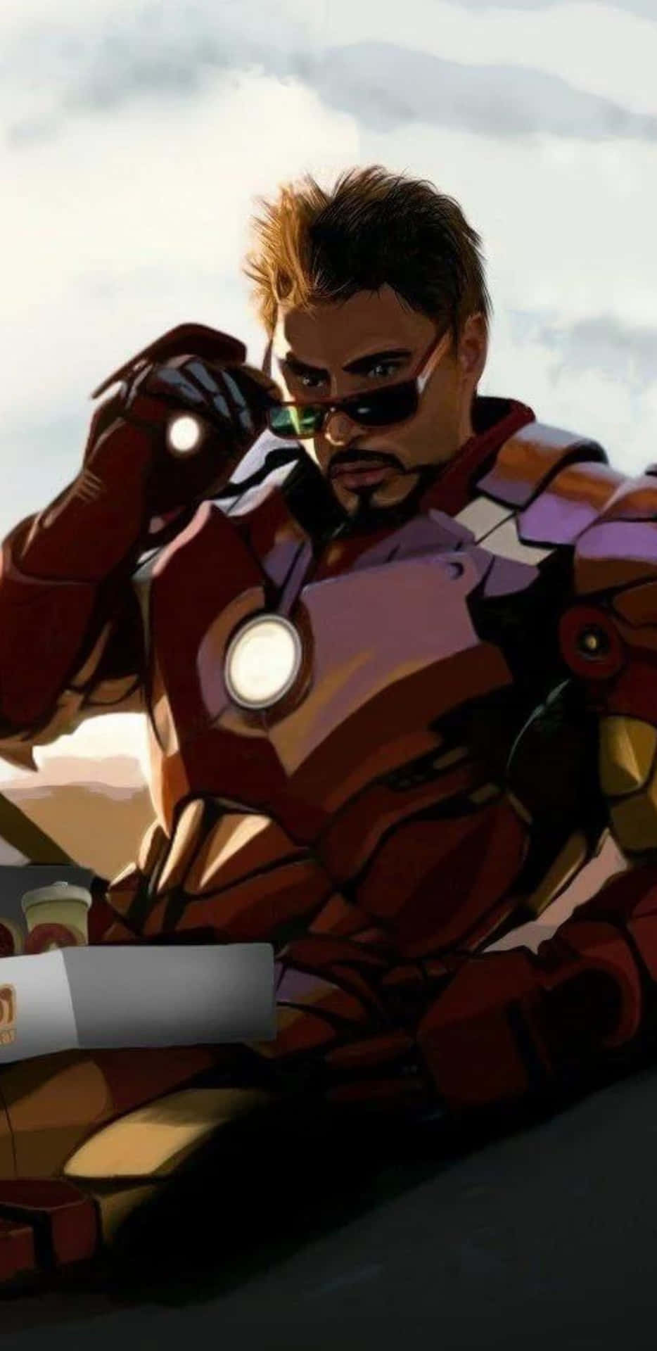 Pixel3xl Iron Man Tony Stark Bakgrundsbild.