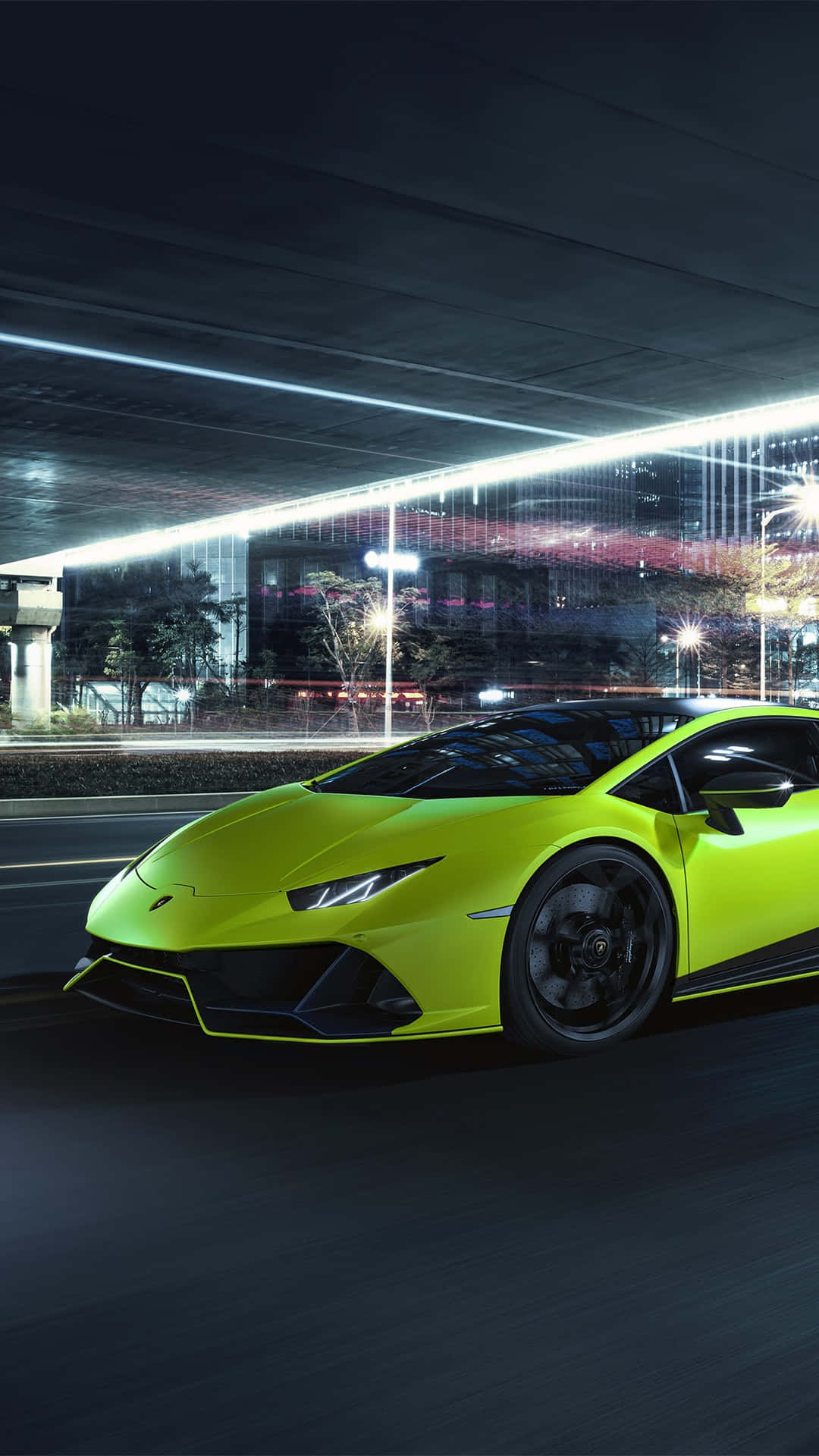 Un'immaginedi Una Lamborghini Come Sfondo Per Un Pixel 3xl