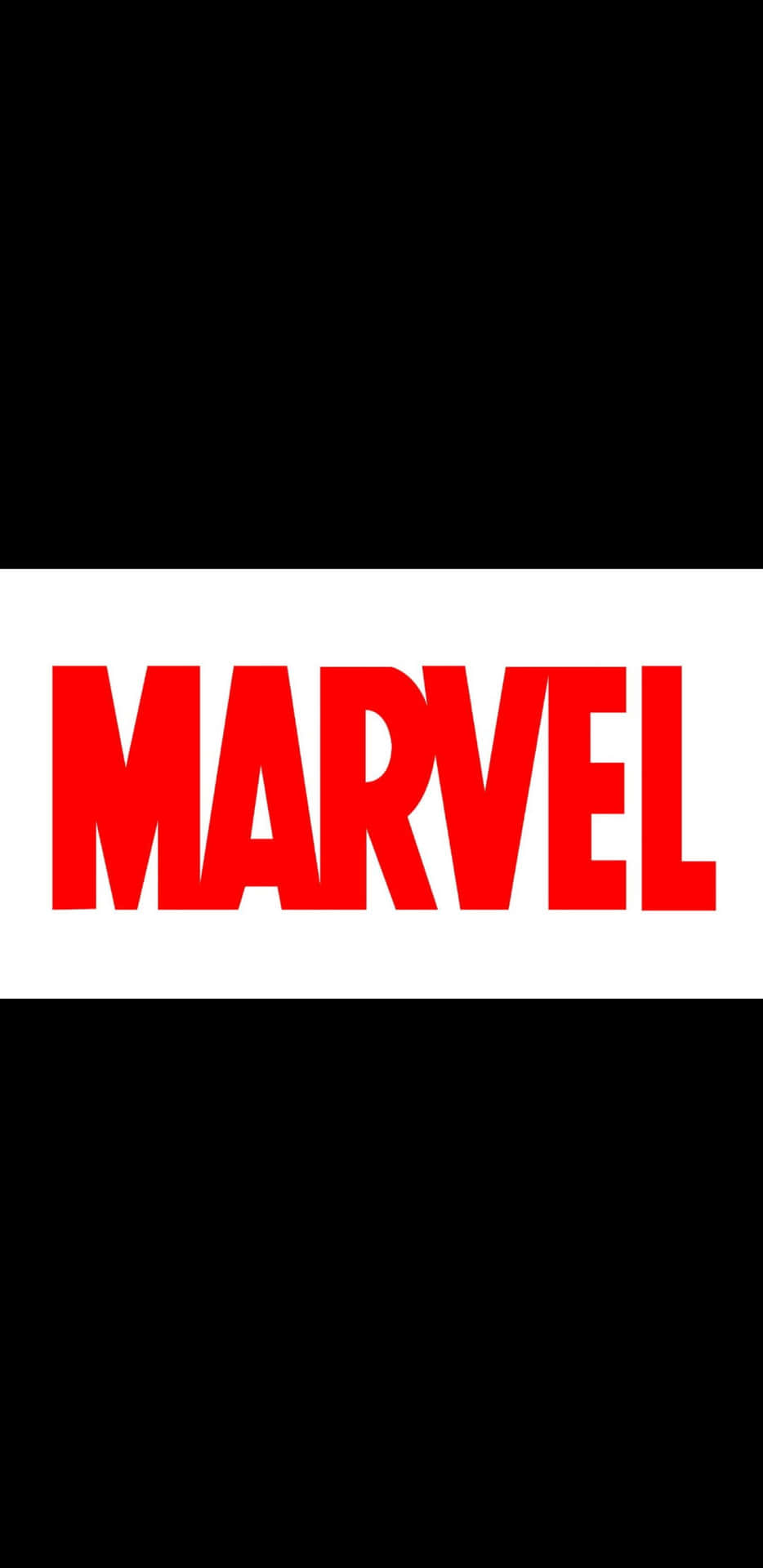 Pixel 3xl Marvel Wordmark Baggrund