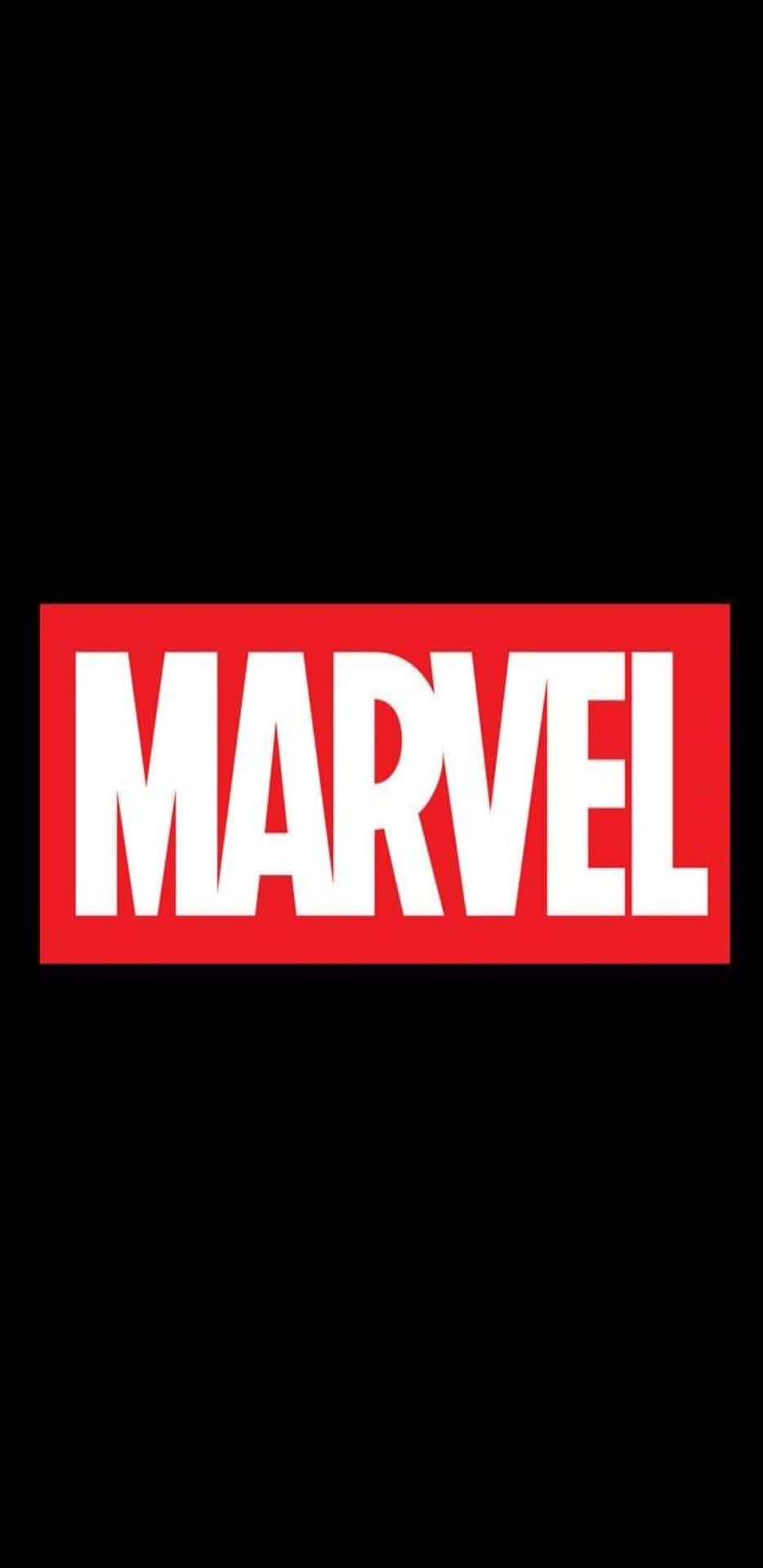 Pixel 3xl baggrund Marvels officielle logo: Denne baggrund har Marvels officielle logo i store, klare pixeler på 3xl-skalaen.