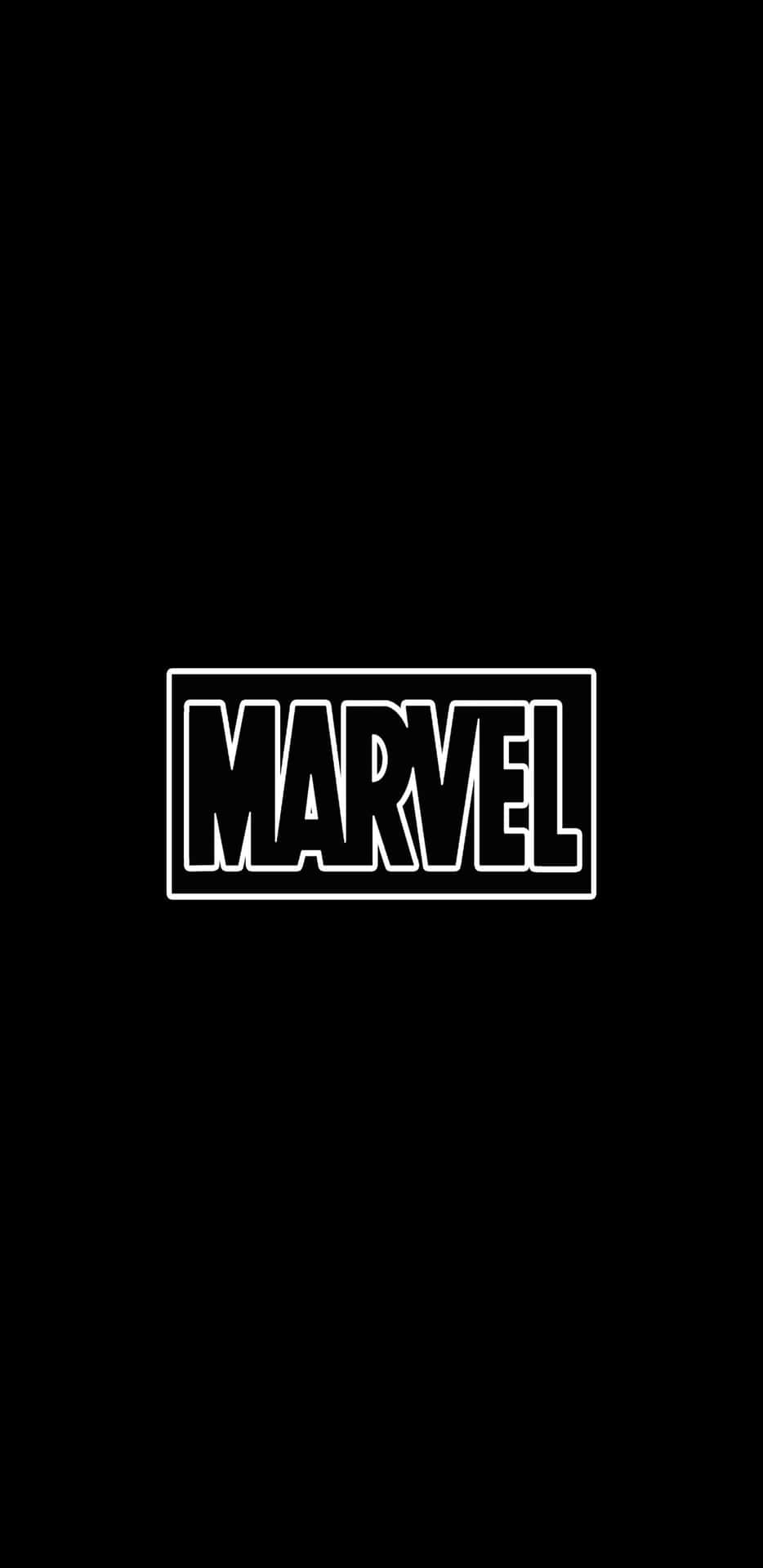Logode Marvel En Negro Para El Fondo De Pantalla De Pixel 3xl.