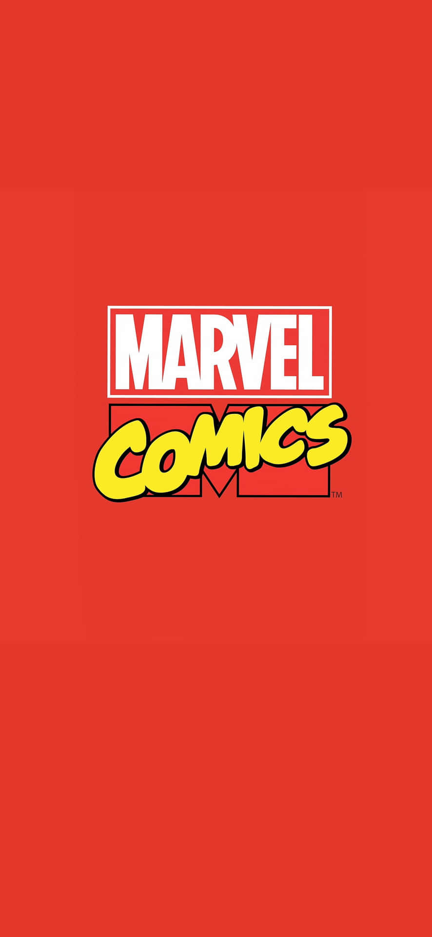 Rödpixel 3xl Bakgrund Med Marvel Comics-motiv.