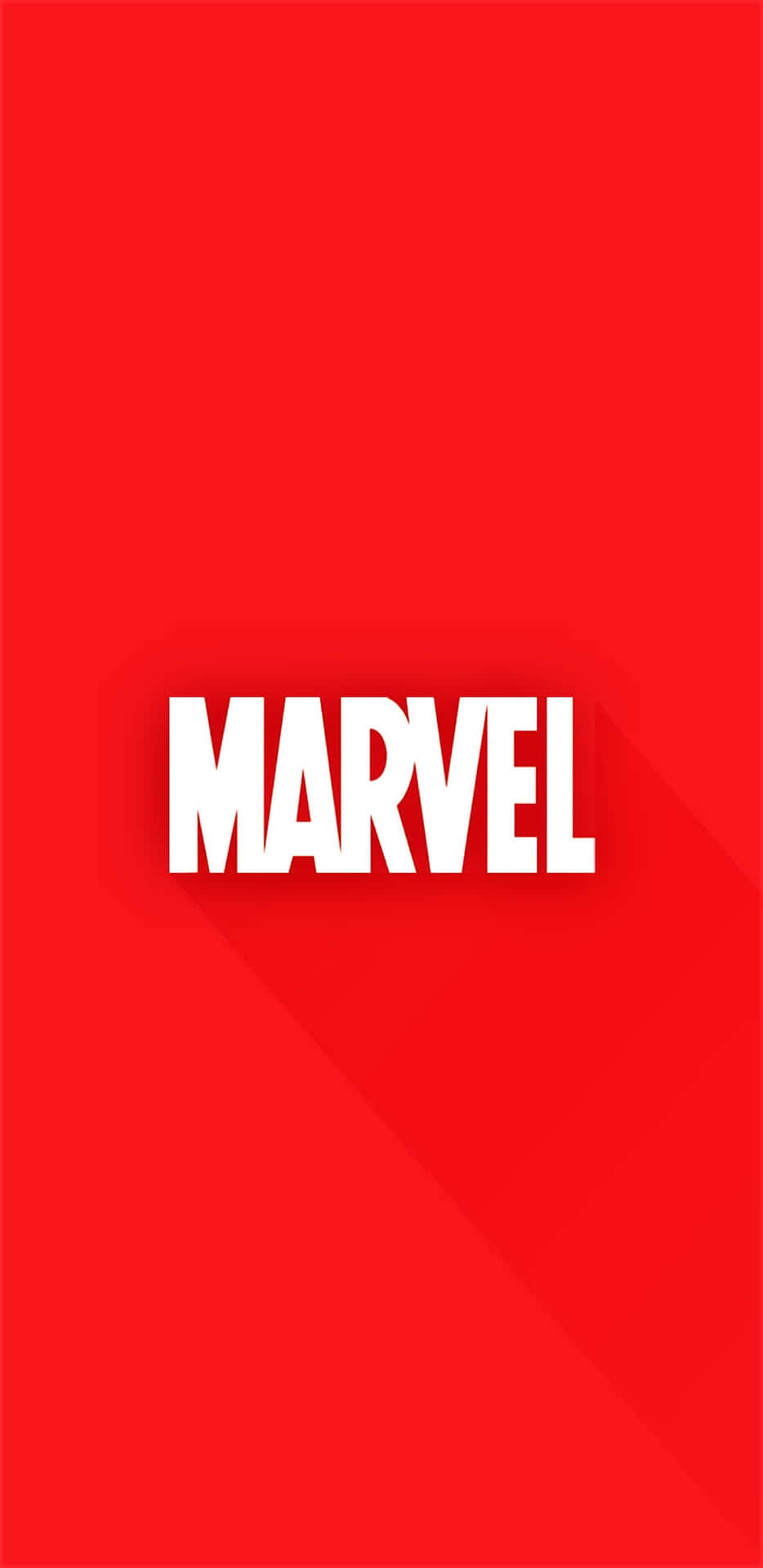 Fondode Pantalla De Marvel Para Pixel 3xl En Rojo Sólido.