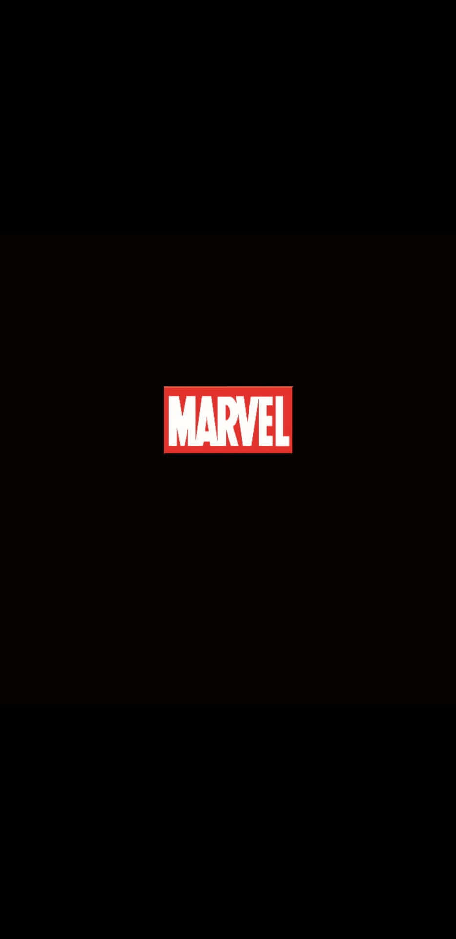 Minimalist Pixel 3xl Marvel Logo Baggrund