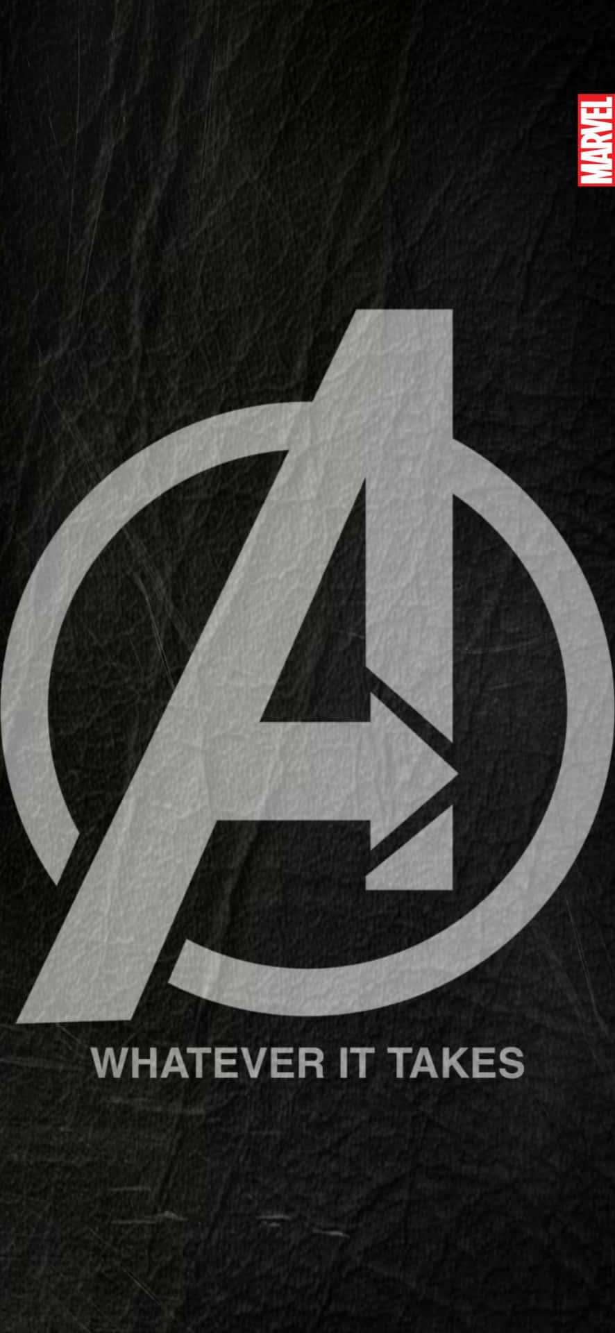 Pixel3xl Marvel-bakgrund Med Avengers-logotyp.