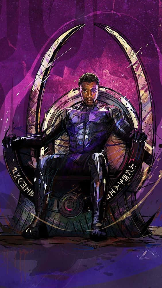 Pixel 3xl Marvel's Avengers Background Black Panther Fanart 564 x 1002 Background
