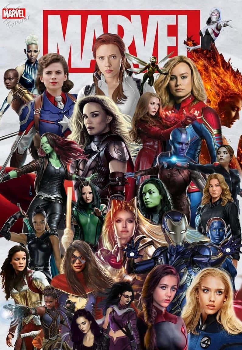 Pixel 3xl Marvel's Avengers Background All Female Cast 796 x 1150 Background