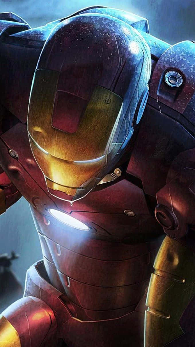 Pixel 3xl Marvel's Avengers Background Fanart Iron Man Light Beaming Background