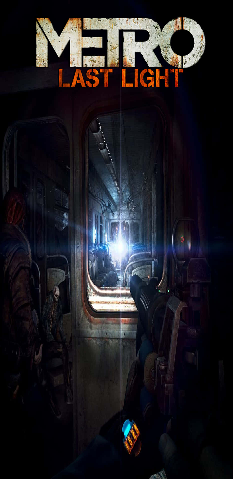 Pixel 3XL Metro Last Light Abandoned Train Background