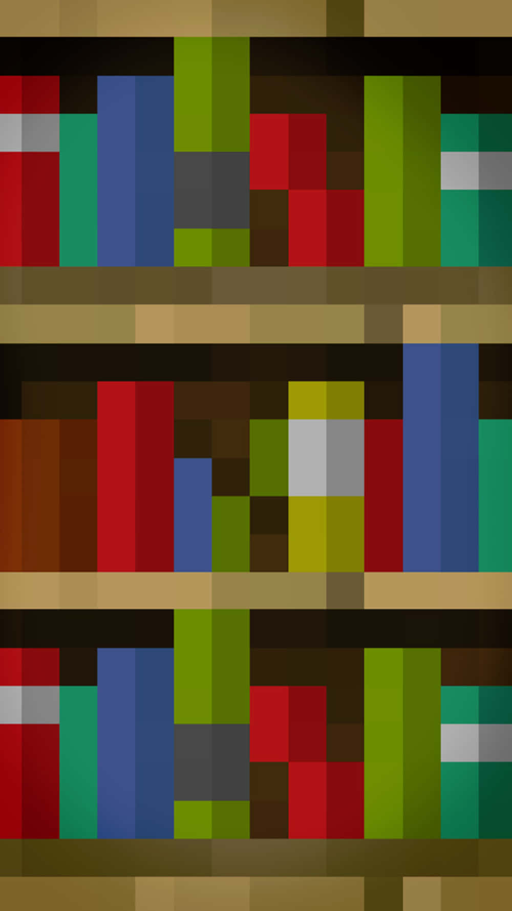 Fondode Pantalla Del Pixel 3 Xl De Minecraft Con Libros De Colores.