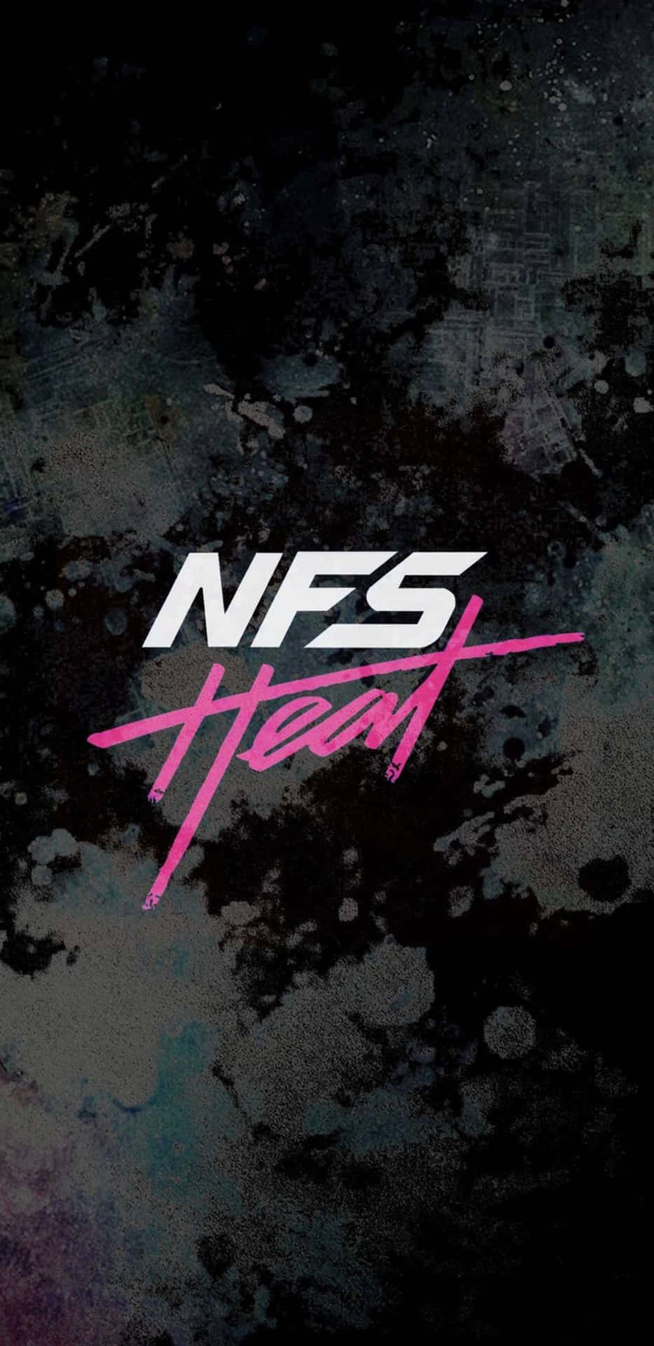Nfs Heart Logo On A Black Background