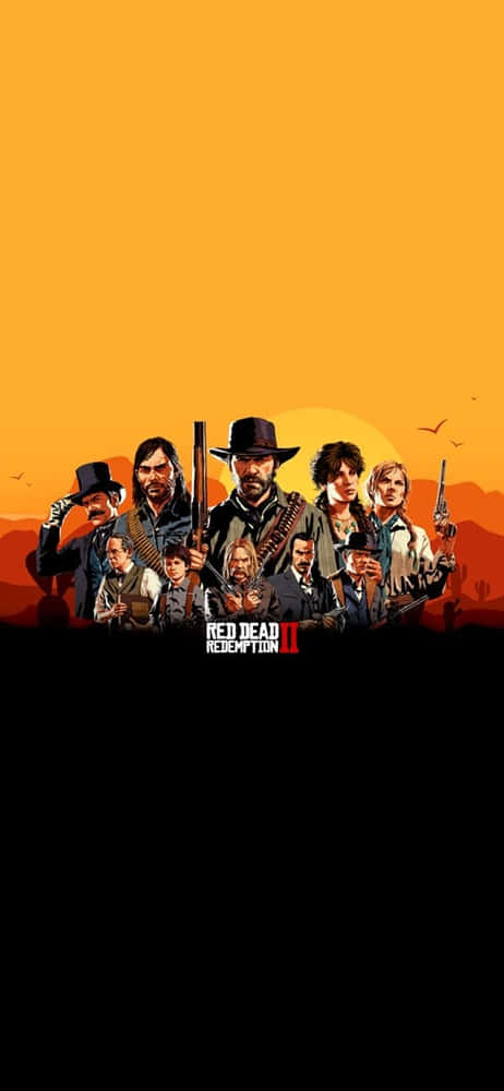Pixel 3xl Red Dead Redemption 2 Background Characters Sunset Background