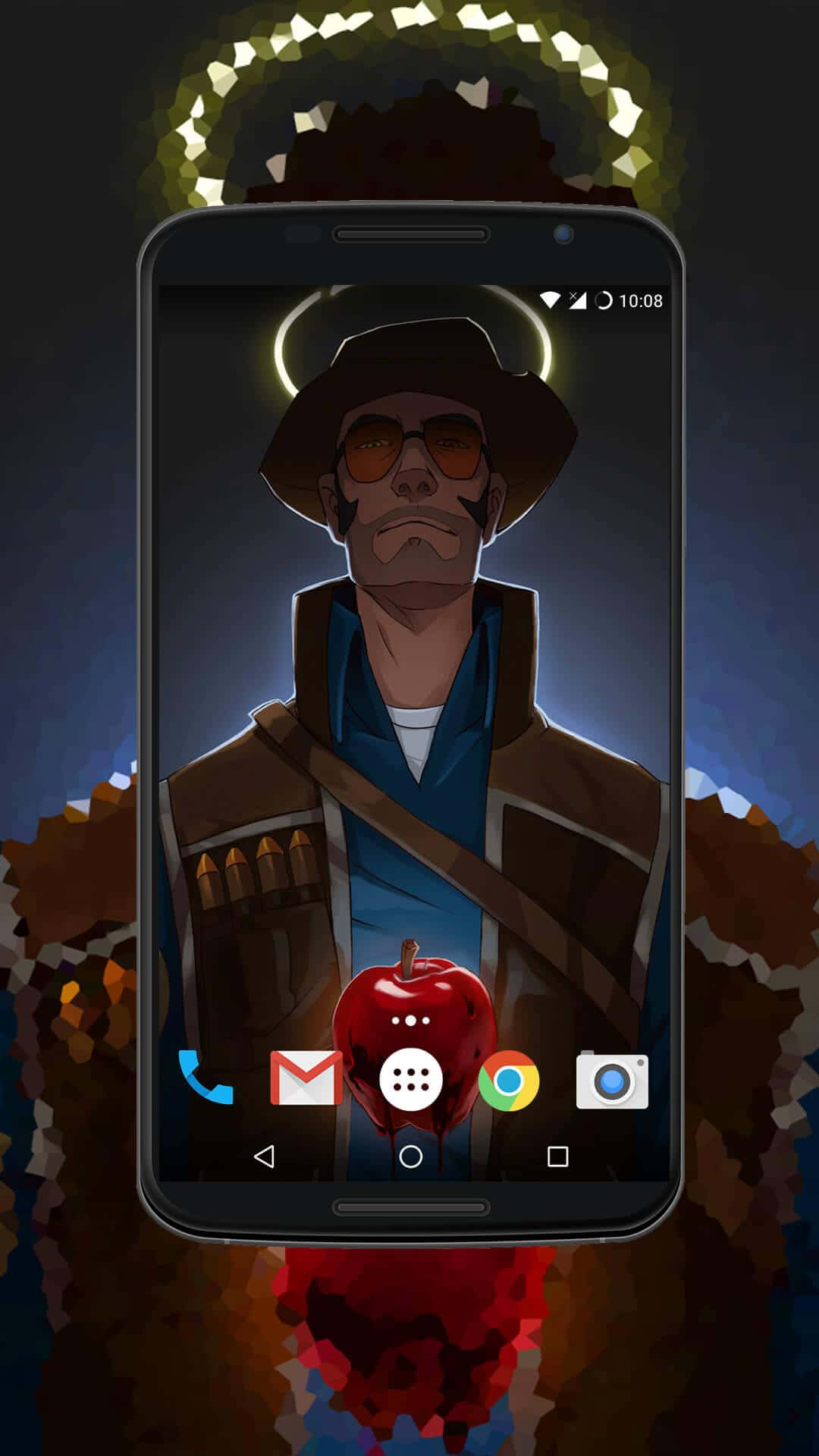 Pixel 3xl Team Fortress 2 Background Red Sniper Screen