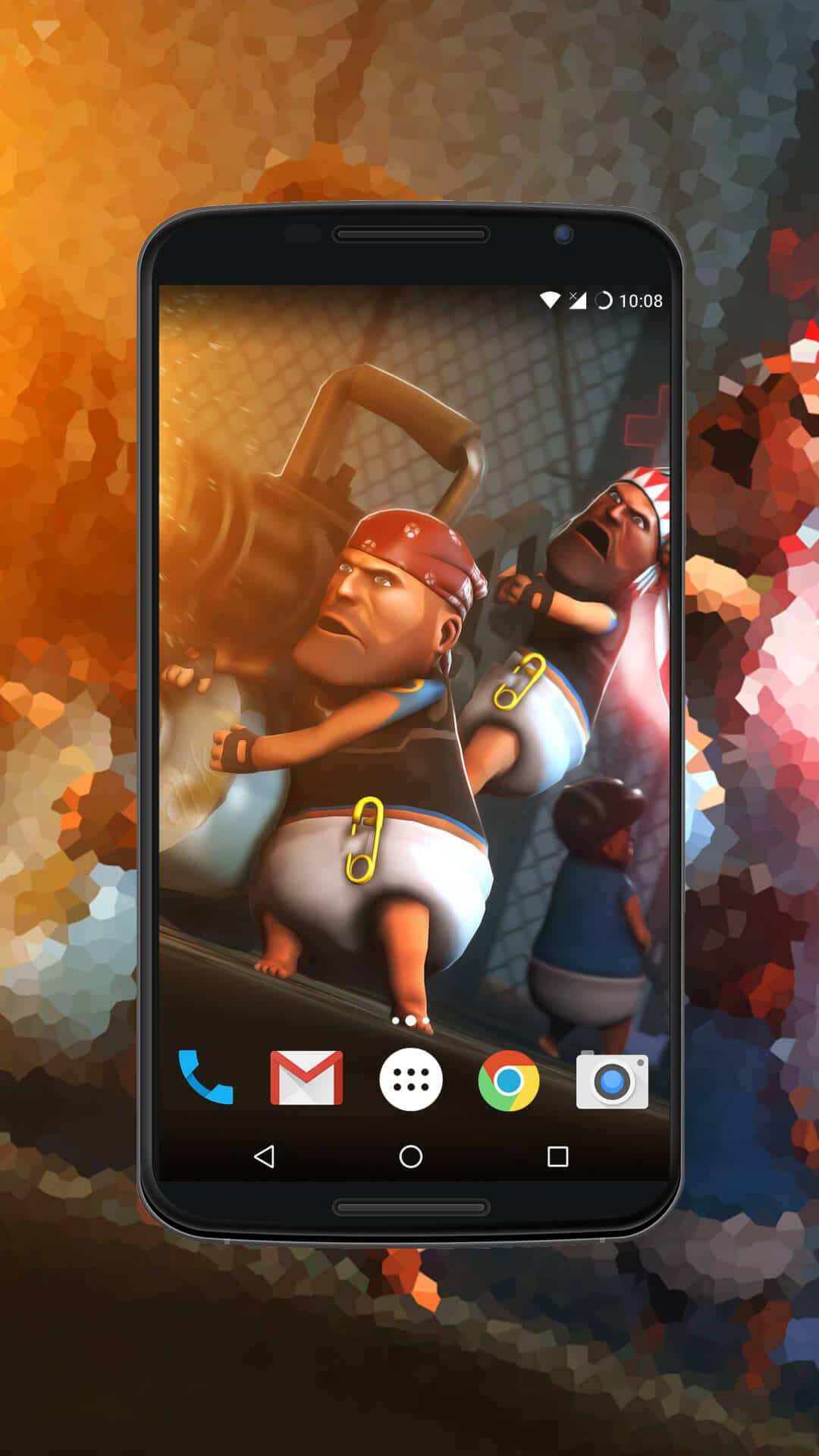 Riveting Pixel 3XL Team Fortress 2 Game Background