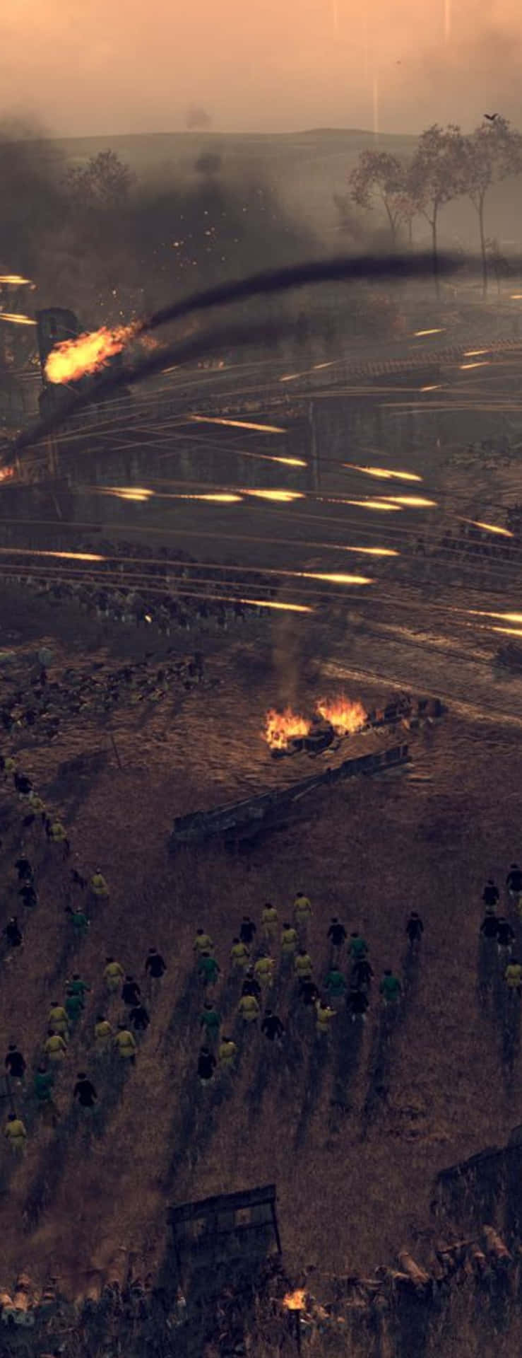 Pixel3xl Bakgrundsbild Med Total War Attila-armé