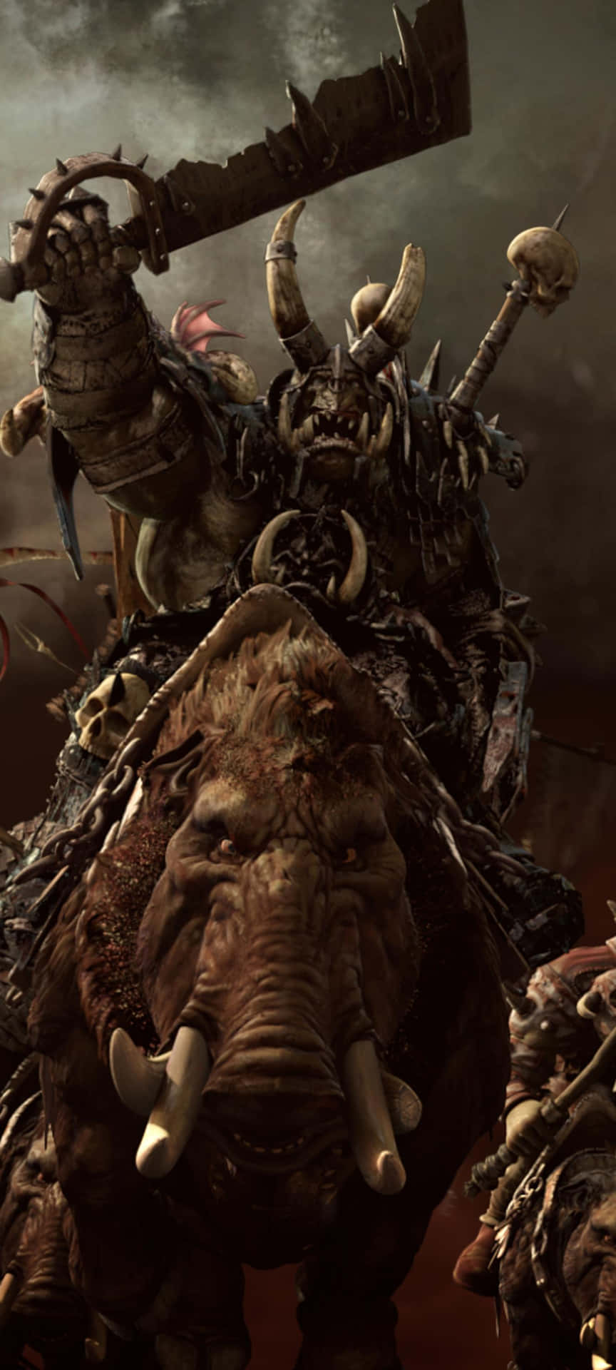 Förbereddig För En Episk Total War Warhammer-strid Med Pixel 3 Xl Som Bakgrundsbild.