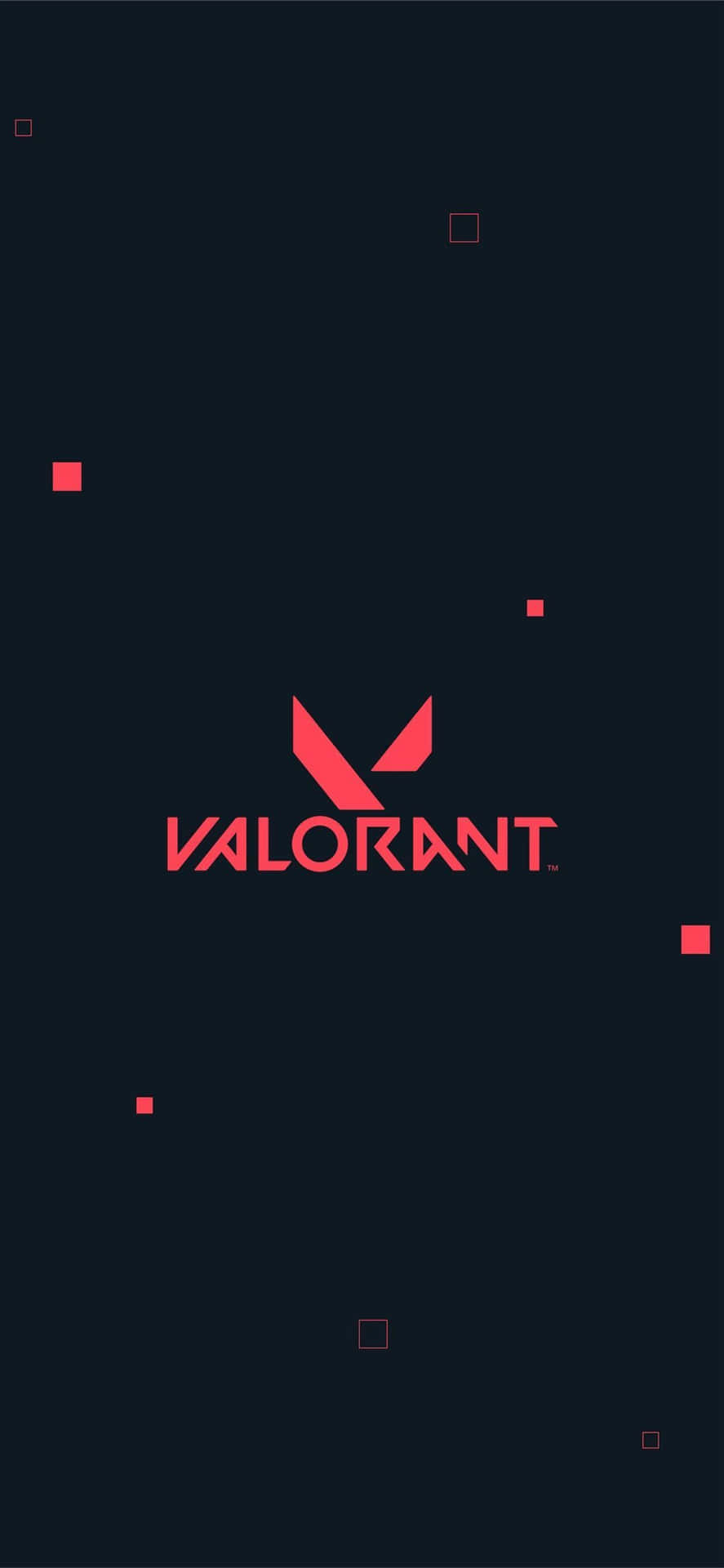 Pixel 3xl Valorant Background Logo In Red