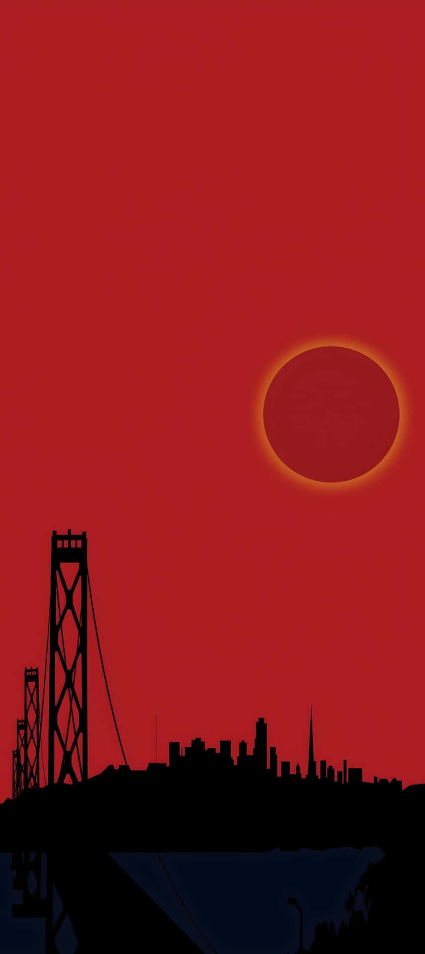 Fondo De Eclipse Pixel 9 Fondo de pantalla