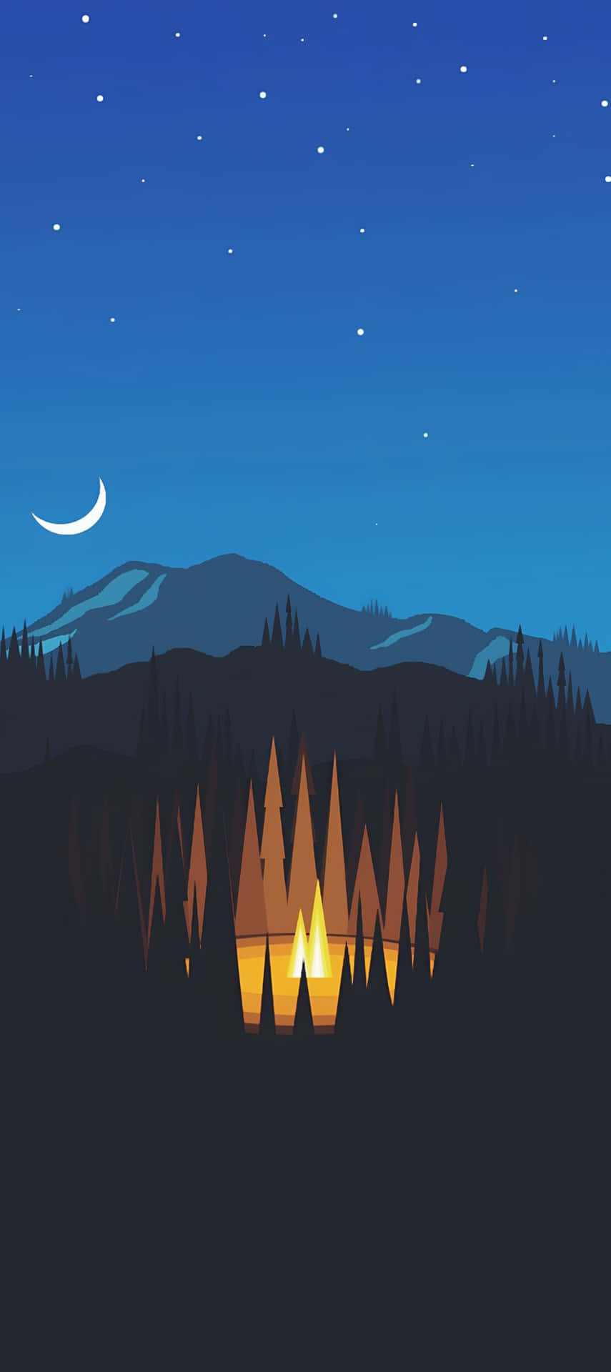 Fondo En Modo Nocturno Del Pixel 9 Fondo de pantalla