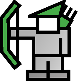 Pixel Archer Icon PNG