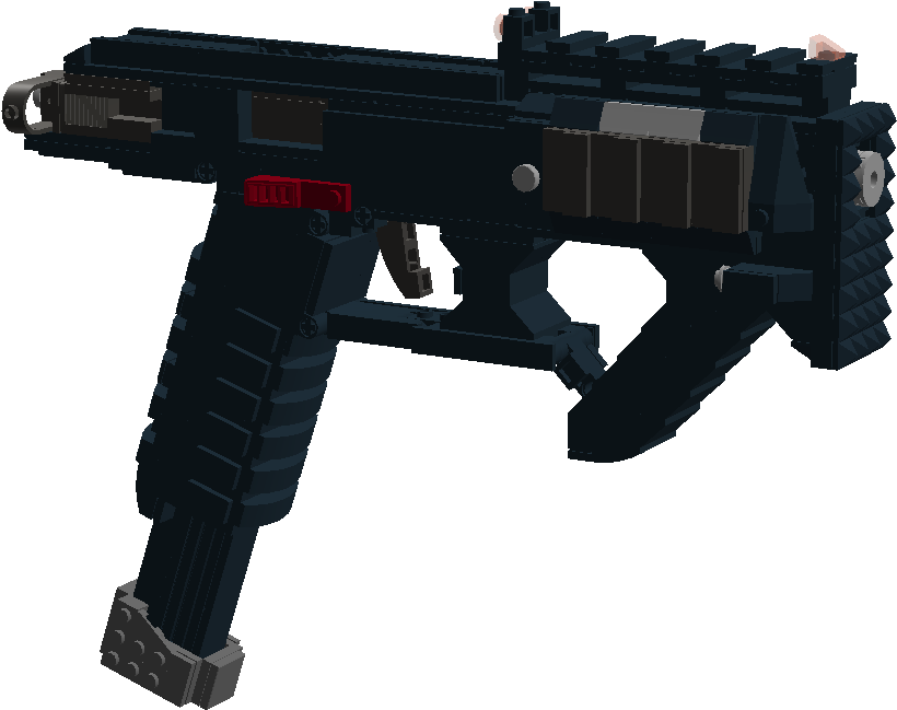 Pixel Art Assault Rifle PNG