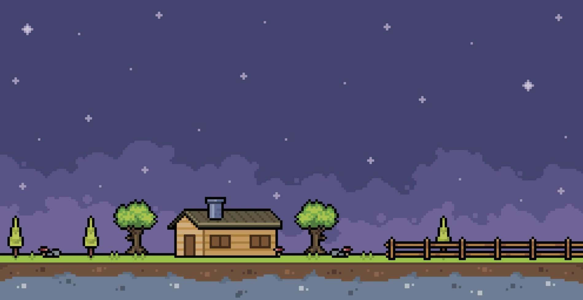 Looking for a fresh new look for your home screen? We've got you covered with our amazing pixel art background!