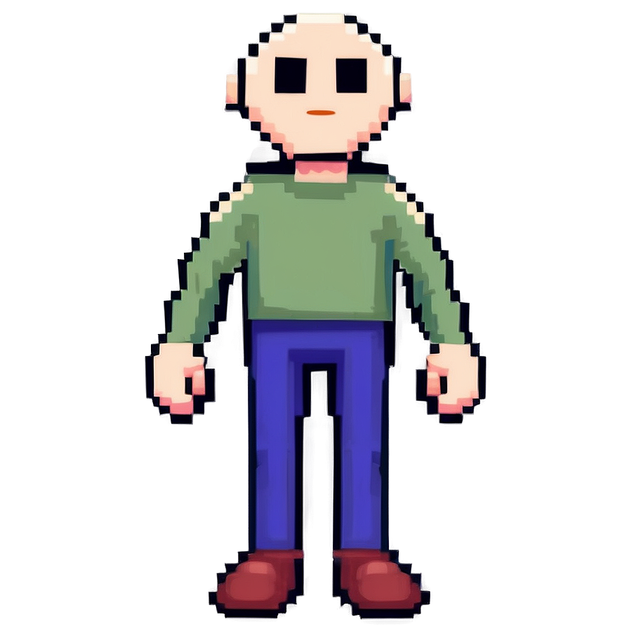 Download Pixel Art Baldi Png 06122024 | Wallpapers.com