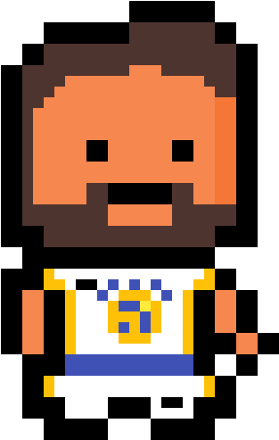 Pixel Art Basketball Player30 PNG