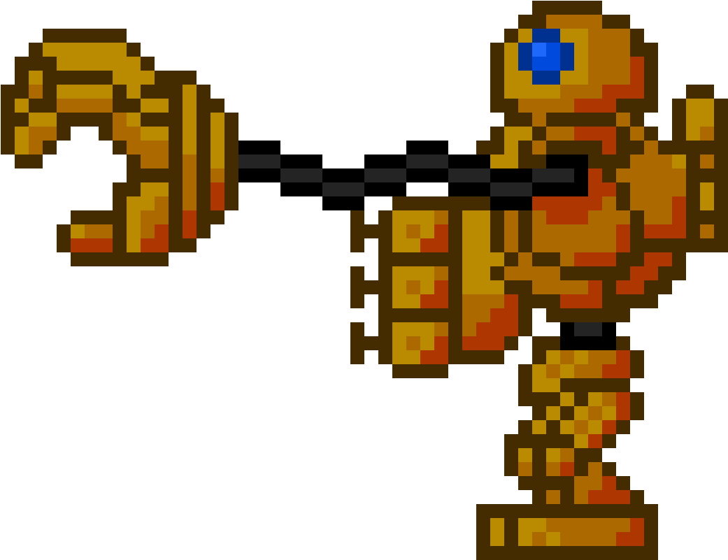 Pixel Art Blitzcrank Leagueof Legends PNG