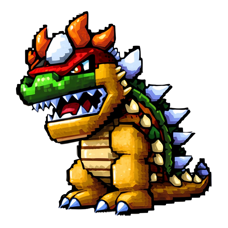 Pixel Art Bowser Png Ehj22 PNG