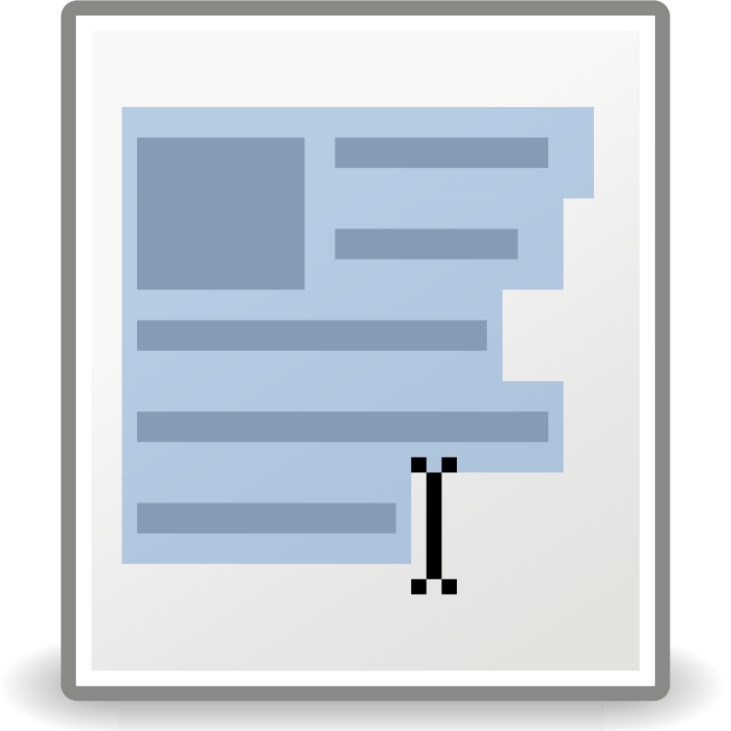 Pixel Art Document Icon PNG