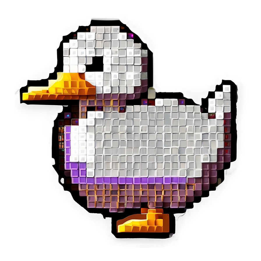 Pixel Art Duck Png Elh17 PNG