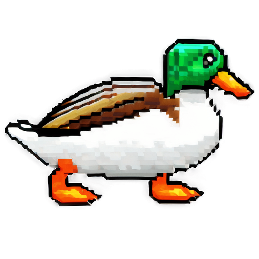 Pixel Art Duck Png Jmr15 PNG