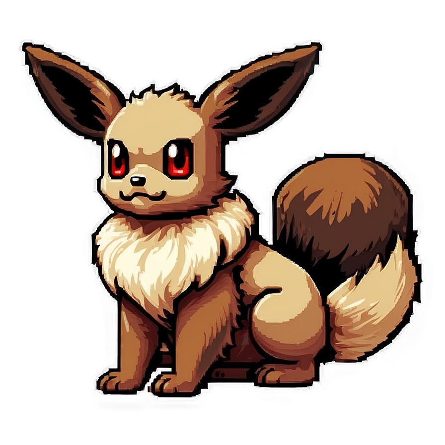 Download Pixel Art Eevee Sprite Png Ghn | Wallpapers.com