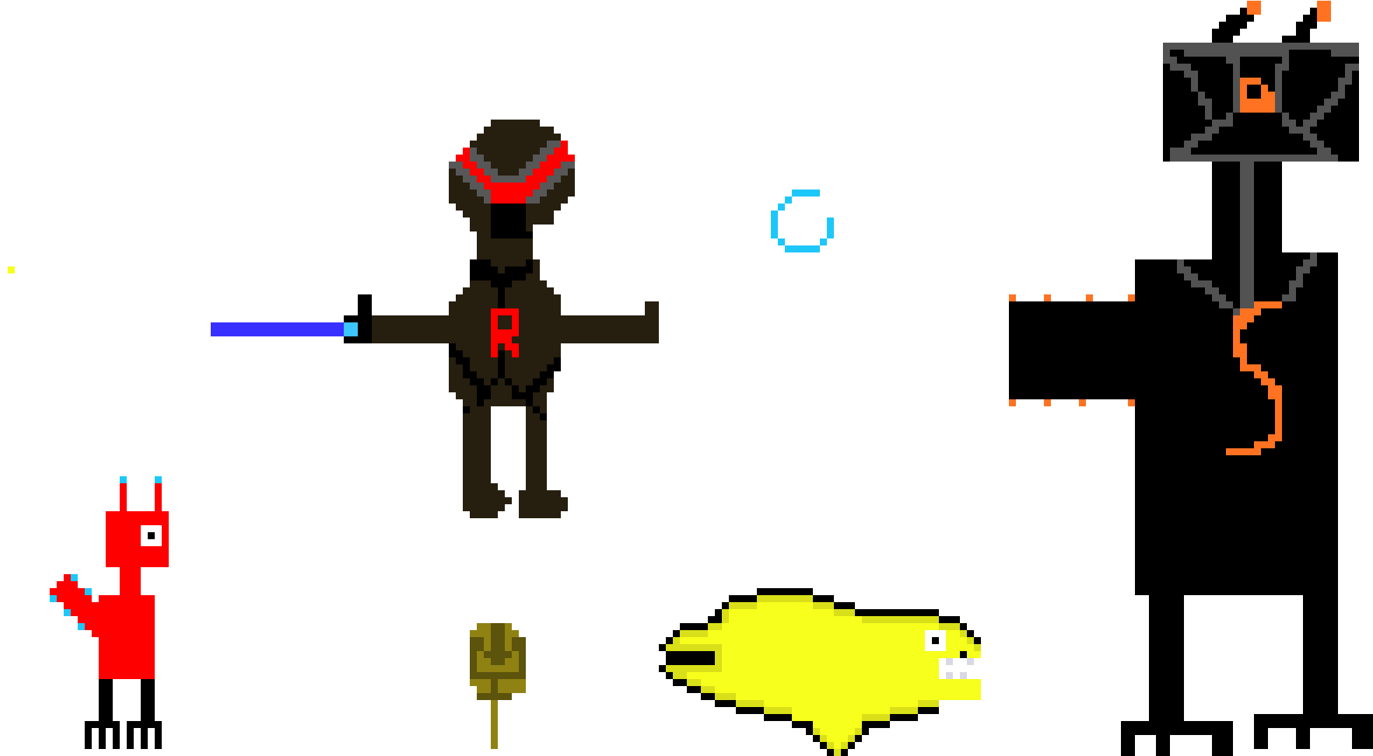 Pixel Art Fantasy Characters PNG