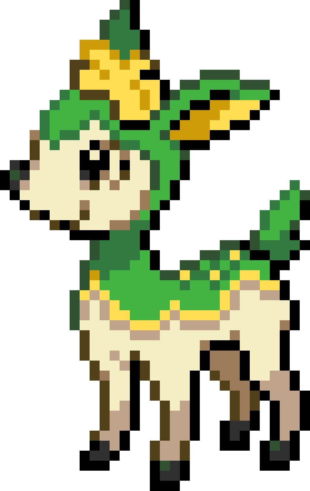 Pixel Art Forest Creature.png PNG