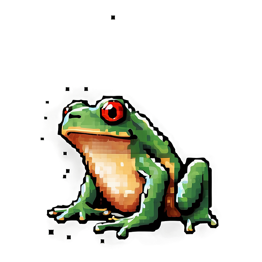 Download Pixel Art Frog Png 05032024 | Wallpapers.com