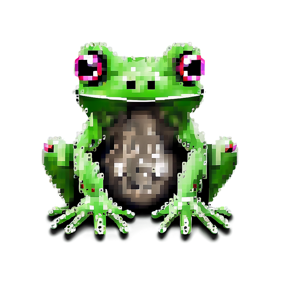 Pixel Art Frog Png Eli71 PNG