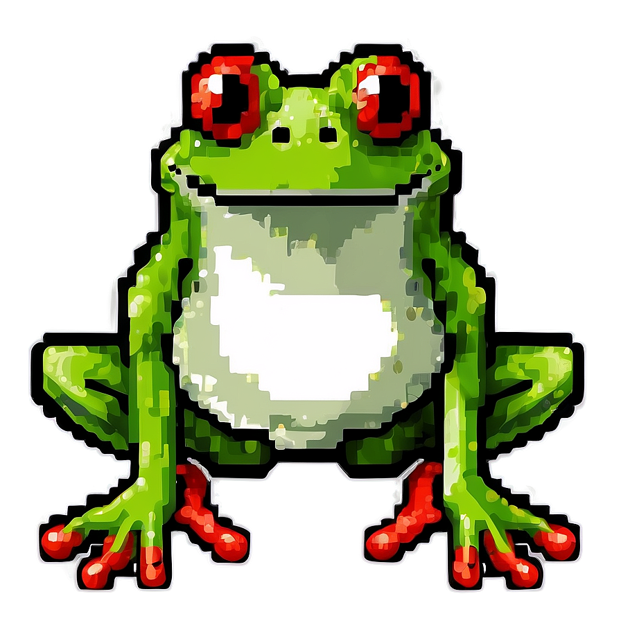 Pixel Art Frog Png Xpu PNG