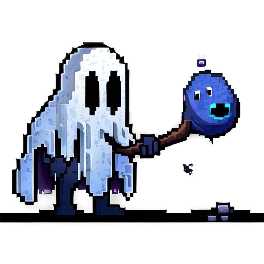 Download Pixel Art Ghost Character Png 56 | Wallpapers.com