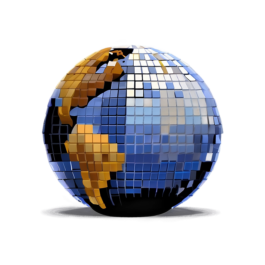 Pixel Art Globe Png Ban84 PNG