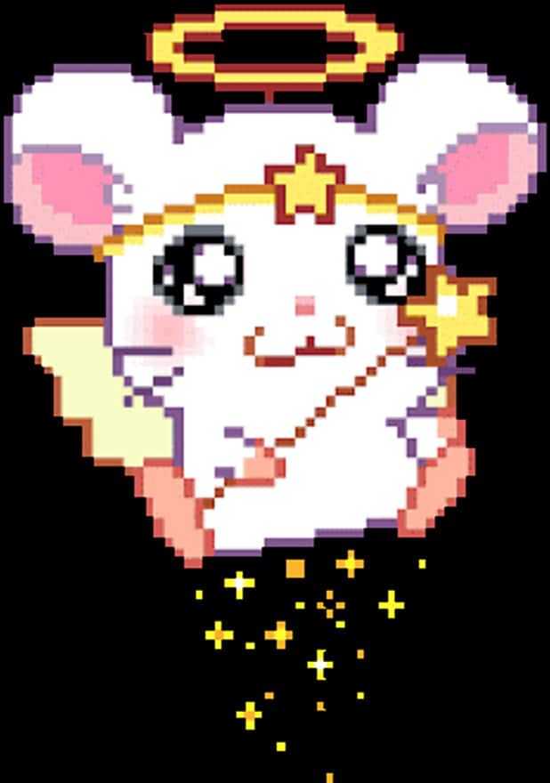 Pixel Art Kawaii Mouse Nurse PNG