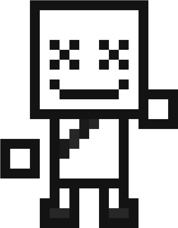 Pixel Art Marshmello D J PNG