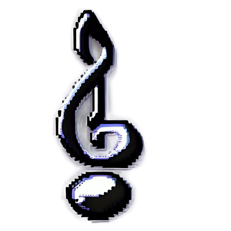 Download Pixel Art Music Note Png Qwx19 | Wallpapers.com