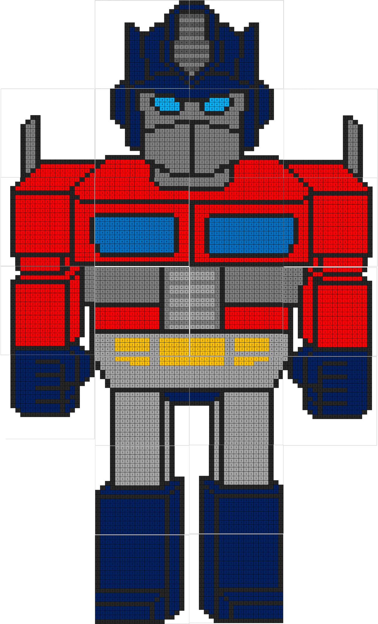 Pixel Art Optimus Prime PNG