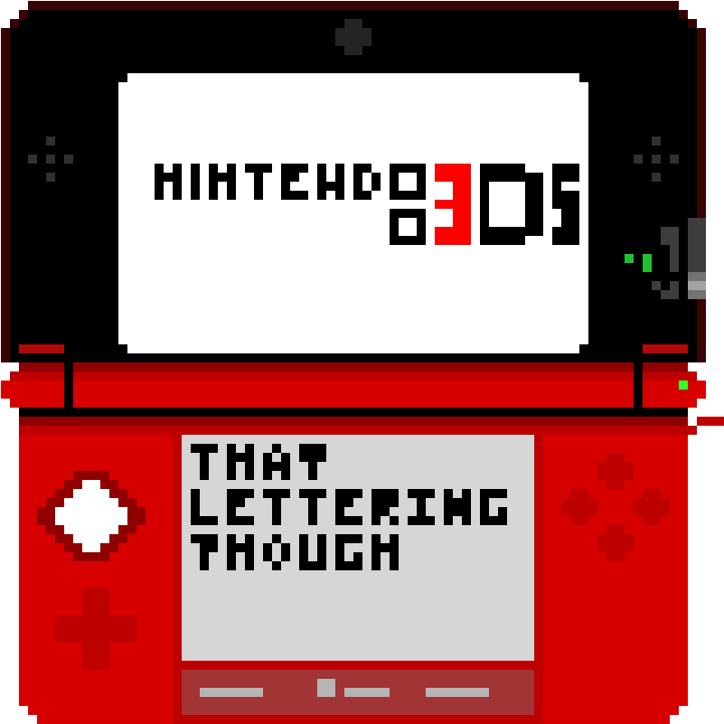 Pixel Art Red Handheld Game Console PNG